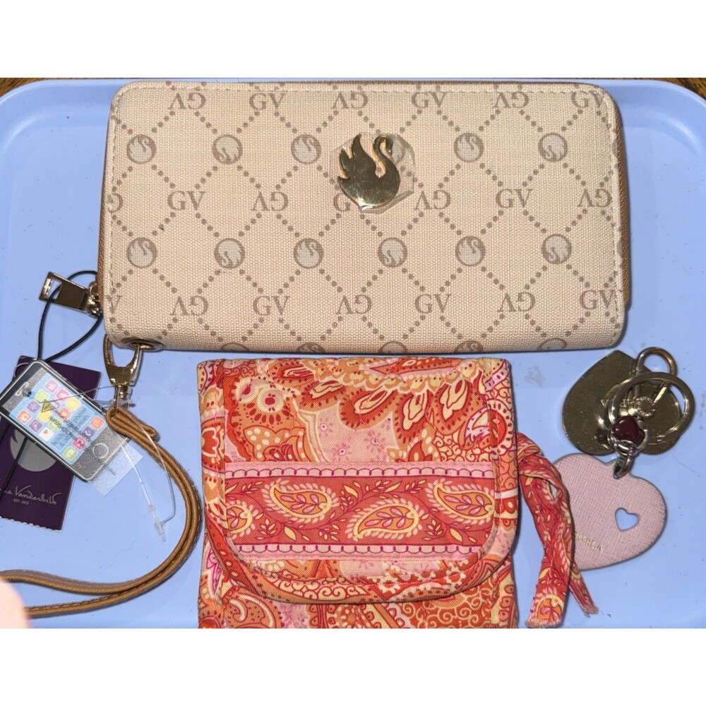 RESELLER BUNDLE Gloria Vanderbilt & Vera Bradley Wallets  + Furla Bag Charm